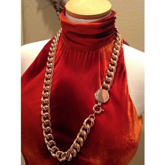 Rimini by Shaw Velvet Orange Midi Cocktail Dress - Picture 4 of 7